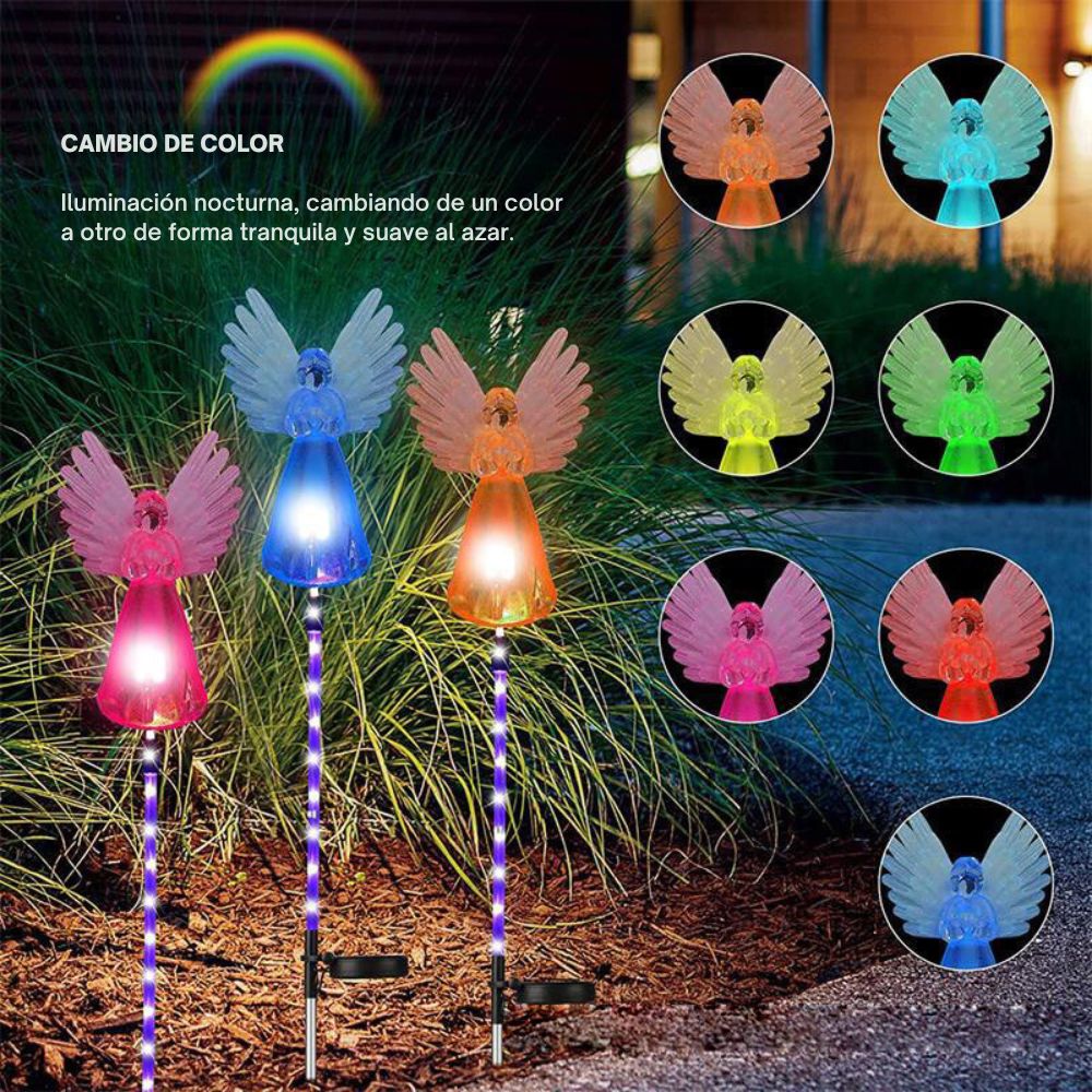 Miniatura 3 de LAMPARA SOLAR ANGEL A PRUEBA DE AGUA